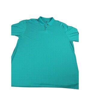 Men's Saddlebred Turquoise/Teal Polo Shirt XLT / Extra‎ Large Tall